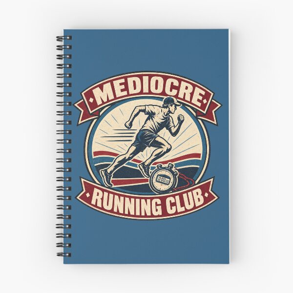 Item preview, Mediocre Running Club – Retro Runner & Stopwatch. designed and sold by Endless7Art.