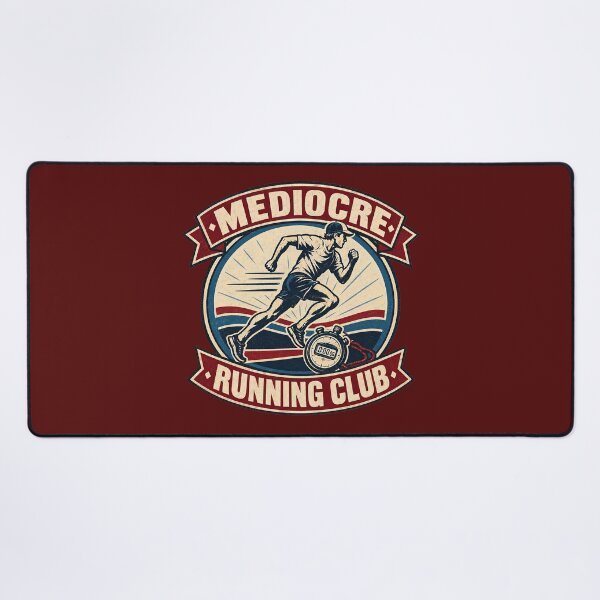 Item preview, Mediocre Running Club – Retro Runner & Stopwatch. designed and sold by Endless7Art.
