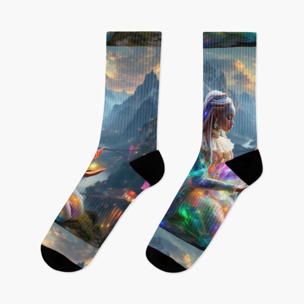 Item preview, Stargazing at dusk in Neon Canyon (second version) designed and sold by KunstGeist.