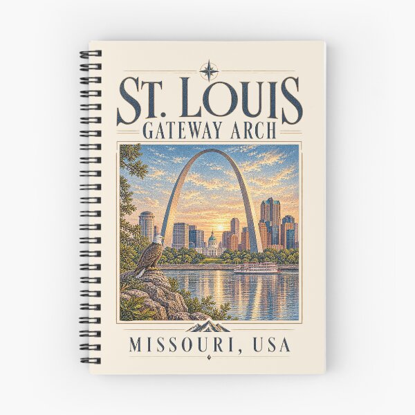 Item preview, St. Louis Gateway Arch, Missouri, USA [Vintage Illustration] designed and sold by elektronen.