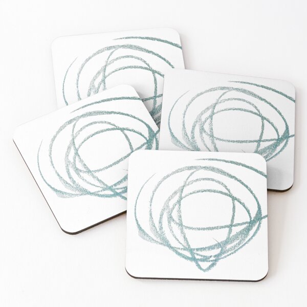 Item preview, Orbit IV · Minimalist Line Drawing in Pale Blue designed and sold by Maison Maru.