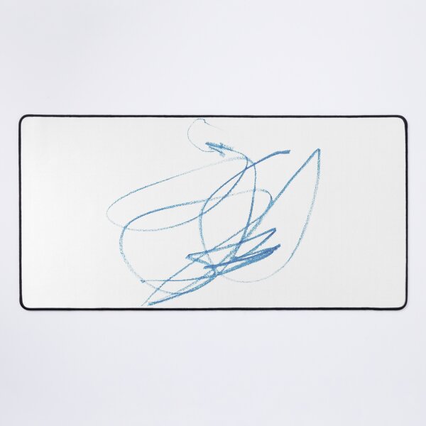 Item preview, Vessel V · Minimalist Line Drawing in Cobalt designed and sold by Maison Maru.