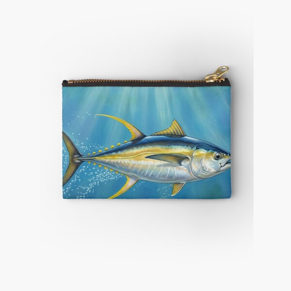 Item preview, Yellowfin Tuna Illustration – Saltwater Legends Fishing Art designed and sold by Northbound Trail.