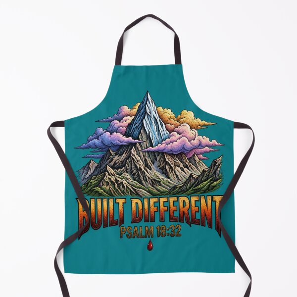 Item preview, Built Different Mountain Psalm 18:32 Art designed and sold by Francisbb.