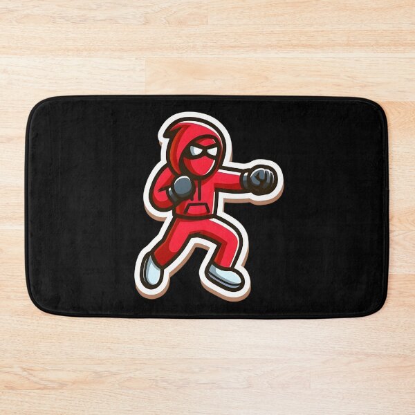 Item preview, Red Hoodie Stickman Fighter designed and sold by StickyGuys.