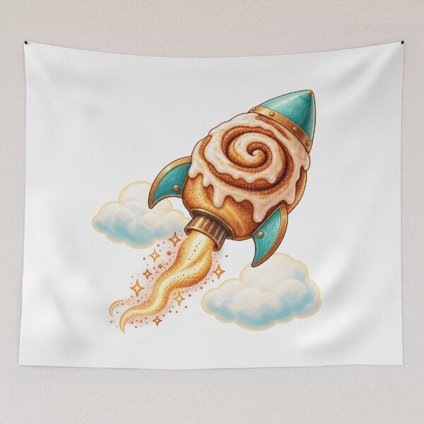 Item preview, Cinnamon Roll Rocket – Sweet Escape designed and sold by SAS-Designer.