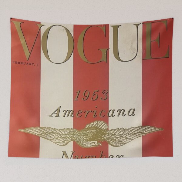 Item preview, Vogue Magazine Womans Fashion Cover Vintage Wall Art Poster Print Tee Cushion Mug Shirt Design Unique designed and sold by Cool Robot Bro..