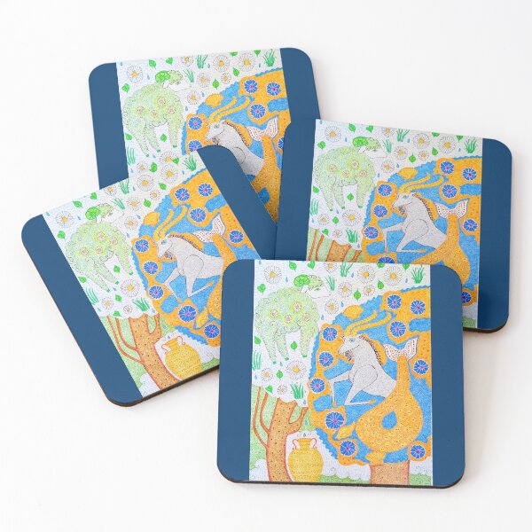 Item preview, The sea goat and the meadow sheep designed and sold by Anna-Art-Studio.