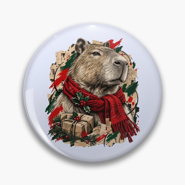 Item preview, Christmas capybara designed and sold by TaruHonu.