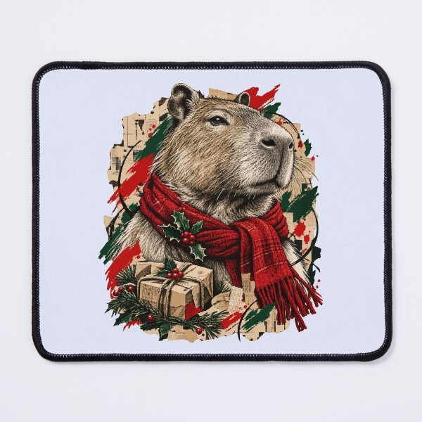 Item preview, Christmas capybara designed and sold by TaruHonu.