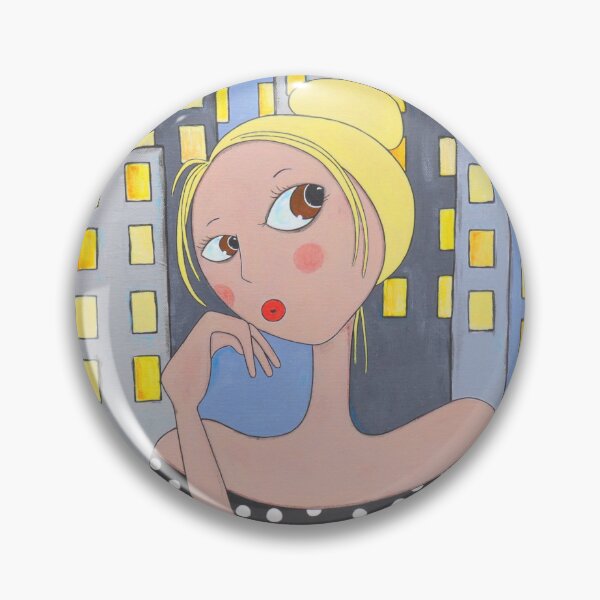 Item preview, Woman in the City with a White Cat designed and sold by Diarta.
