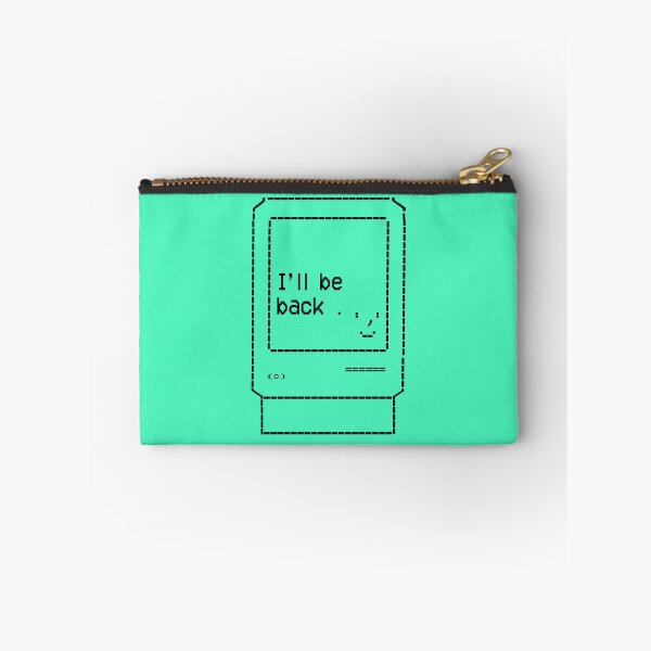 Item preview, I’ll Be Back — Retro ASCII Computer designed and sold by Ben's Stuff.
