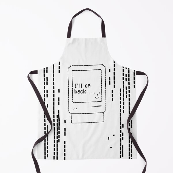Item preview, I’ll Be Back — Retro ASCII Computer designed and sold by Ben's Stuff.