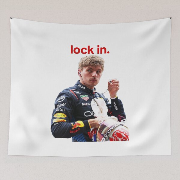 Item preview, Max Verstappen lock in. Motivation Cutout | Formula 1 designed and sold by Ferne Reacts.