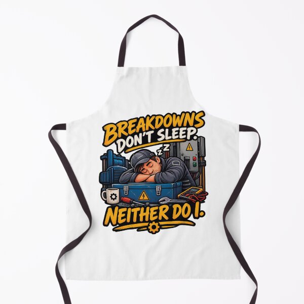 Item preview, Breakdowns Dont Sleep Neither Do I Mechanic designed and sold by CrazySzoopWorld.