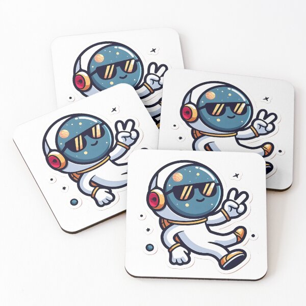 Item preview, Peace Stickman Astronaut designed and sold by StickyGuys.