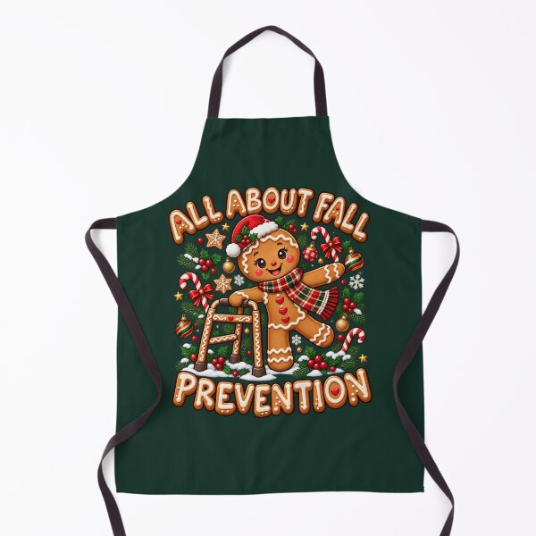 Item preview, All About Fall Prevention Christmas Gingerbread Physical Therapy designed and sold by AmiGraph.