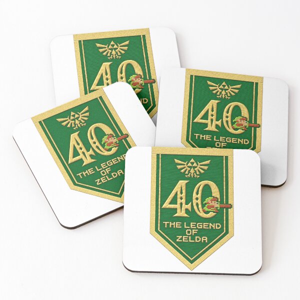Artikelvorschau, Zelda – 40 Jahre Legende, Retro-Stickerei entworfen und verkauft von Pixel Sakura Gallery.