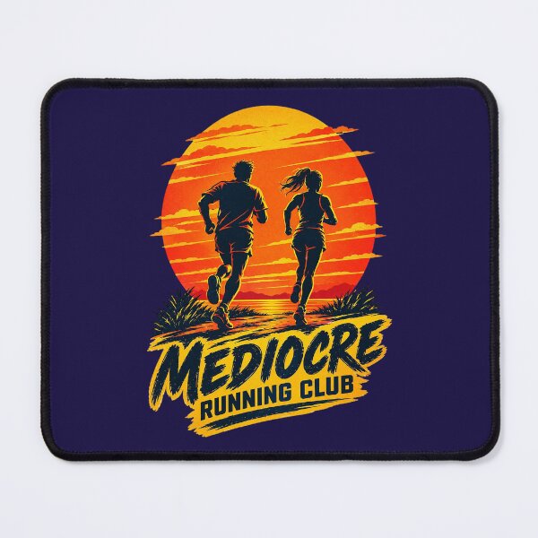 Item preview, Mediocre Running Club, Retro Runner Sunset. designed and sold by Endless7Art.