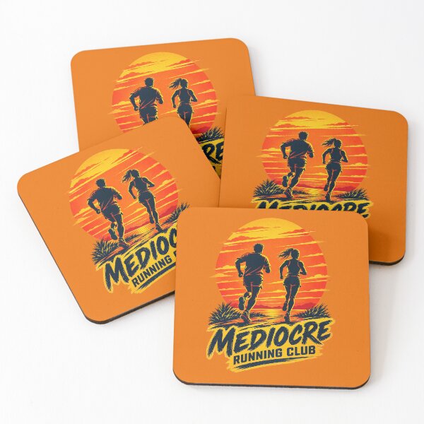 Item preview, Mediocre Running Club, Retro Runner Sunset. designed and sold by Endless7Art.