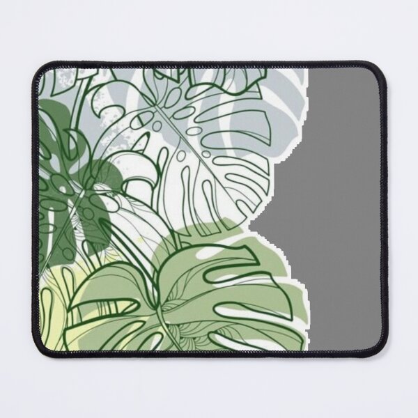Item preview, Monstera Leaves Pattern – Green Botanical Border designed and sold by frantuliuss.