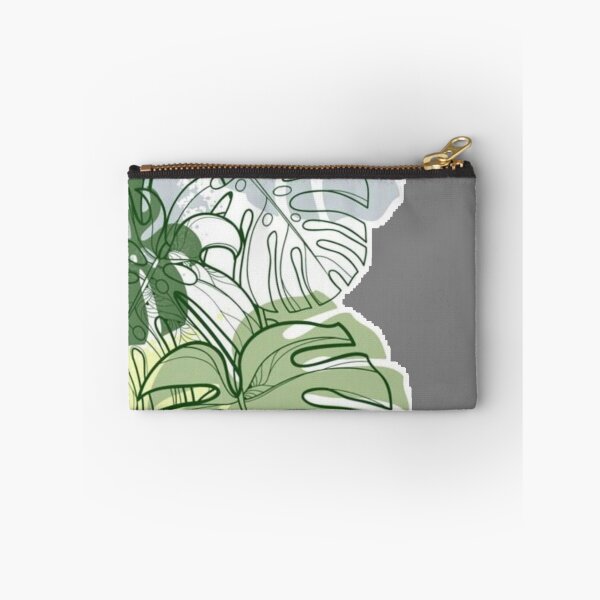 Item preview, Monstera Leaves Pattern – Green Botanical Border designed and sold by frantuliuss.