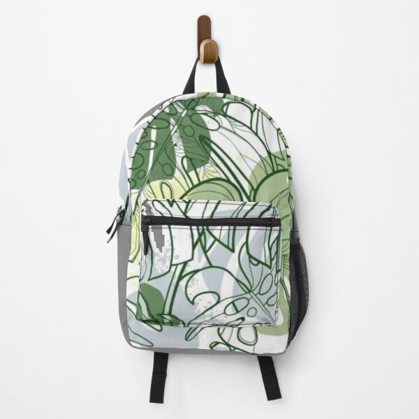 Item preview, Monstera Leaves Pattern – Green Botanical Border designed and sold by frantuliuss.