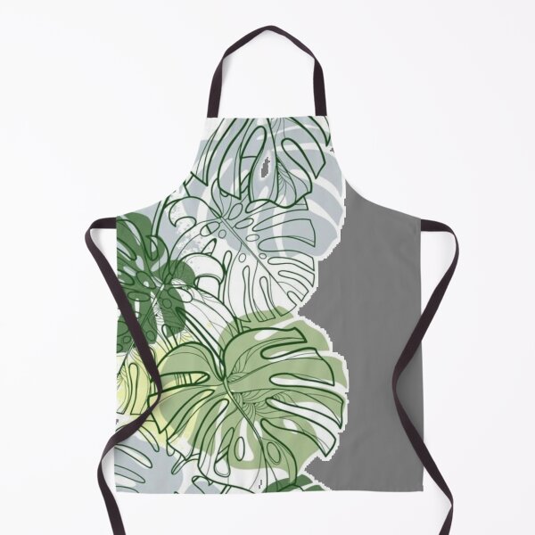 Item preview, Monstera Leaves Pattern – Green Botanical Border designed and sold by frantuliuss.