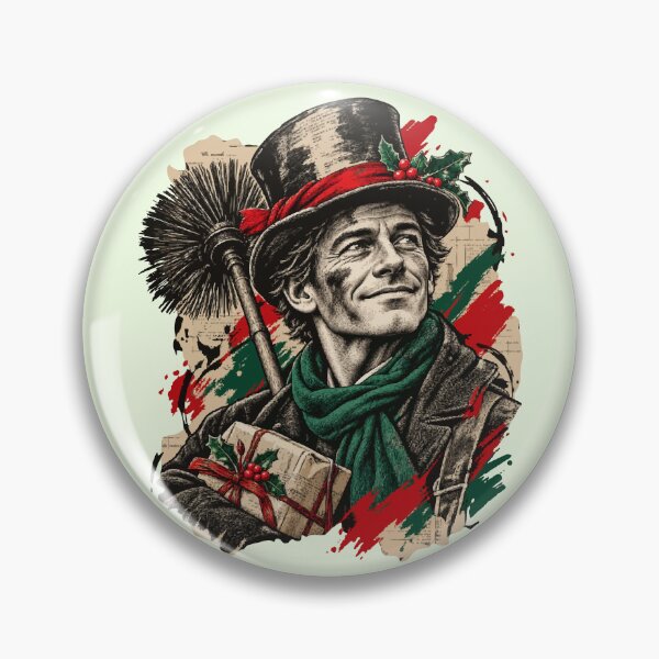 Item preview, Victorian chimney sweep celebrates Christmas designed and sold by TaruHonu.
