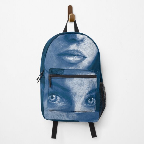 Item preview, Woman Portrait in Blue Pastels designed and sold by tahnaart.