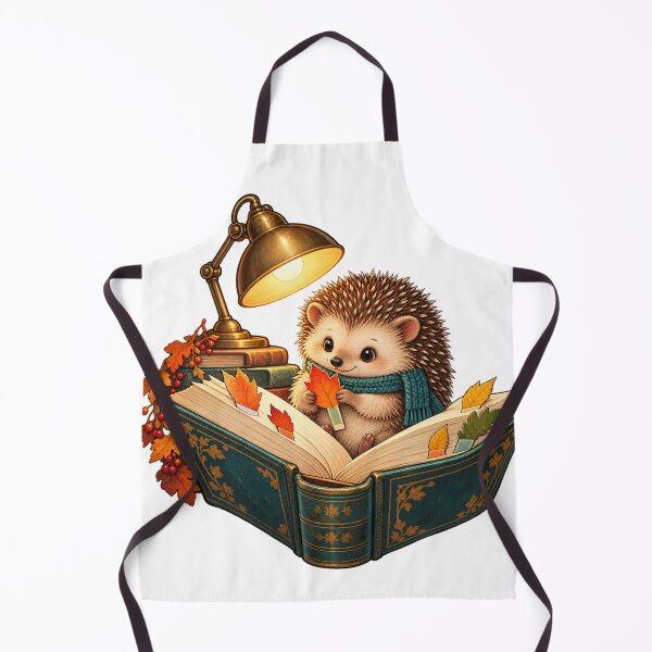 Item preview, Autumn Bookmarks – Cozy Reading Hedgehog designed and sold by SAS-Designer.