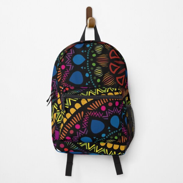 Item preview, Vibrant Tribal Aztec Round Mandala Pattern designed and sold by FioreDiCiliegio.