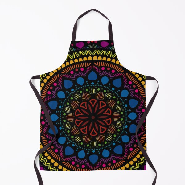 Item preview, Vibrant Tribal Aztec Round Mandala Pattern designed and sold by FioreDiCiliegio.