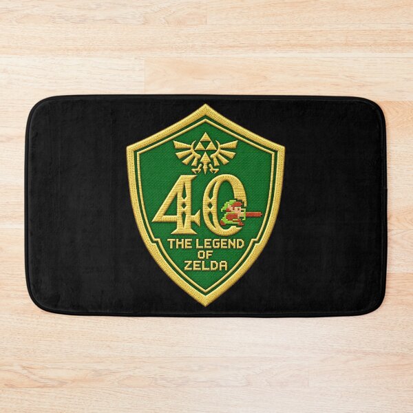 Item preview, Zelda Shield – 40 Years of Legend, Embroidered Effect designed and sold by Pixel Sakura Gallery.