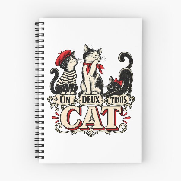 Item preview, Un Deux Trois Cat Funny French Language Humor Paris Kittens Eiffel Tower designed and sold by Photo-Sphere101.