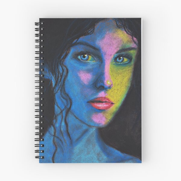 Item preview, Colorful Woman Portrait in Pastel designed and sold by tahnaart.