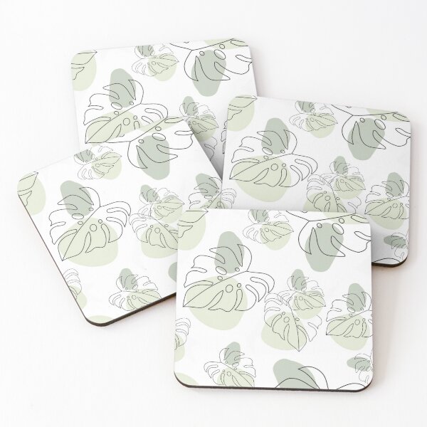 Item preview, Monstera Leaf Pattern – Minimalist Green Botanical designed and sold by frantuliuss.