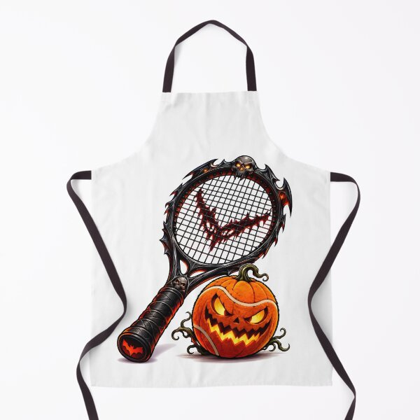 Item preview, Haunted Tennis Racket and Pumpkin Ball designed and sold by PRINTIONAL.