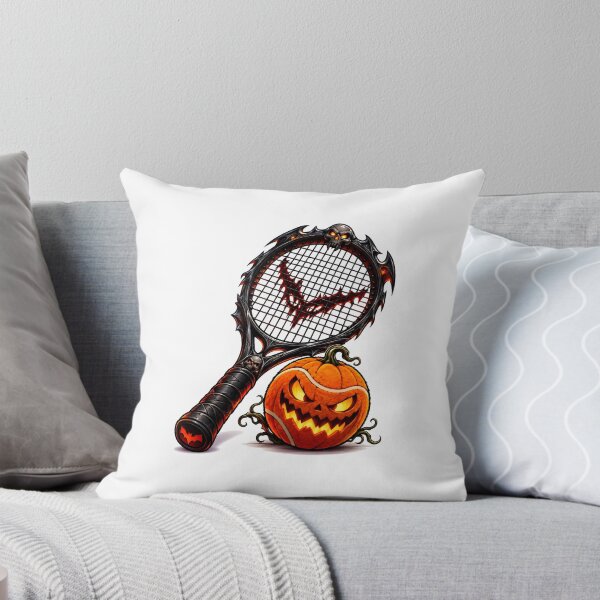 Item preview, Haunted Tennis Racket and Pumpkin Ball designed and sold by PRINTIONAL.