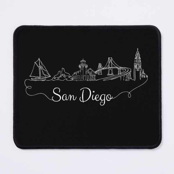 Item preview, San Diego California Souvenir Women Artistic San Diego designed and sold by DSWShirts.