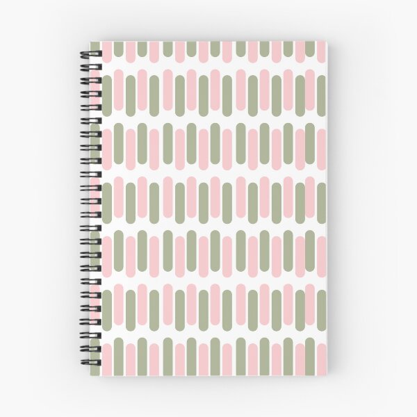 Item preview, Retro Pill Stripe Pattern | Sage Pink White Groovy Seamless Modern designed and sold by Dino-Lune.
