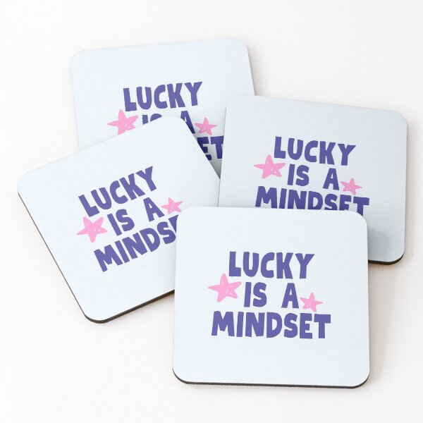 Item preview, lucky is a mindset designed and sold by PeachyLitchi.