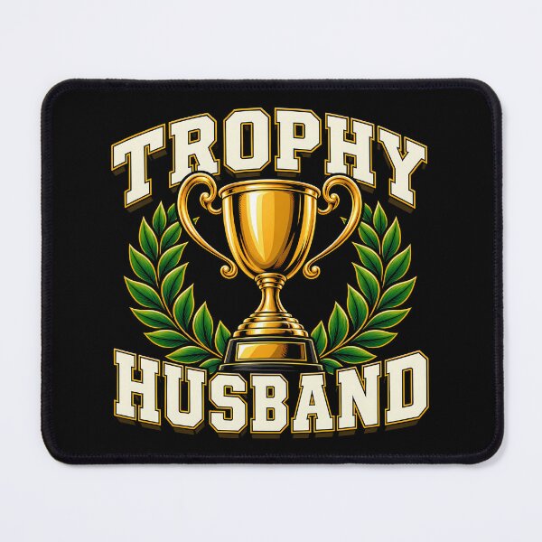 Item preview, Trophy Husband Funny Gold Cup Anniversary Wedding designed and sold by Photo-Sphere101.