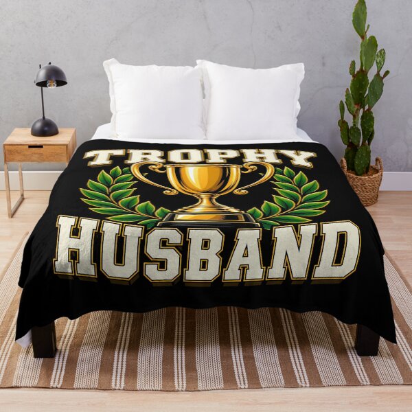 Item preview, Trophy Husband Funny Gold Cup Anniversary Wedding designed and sold by Photo-Sphere101.