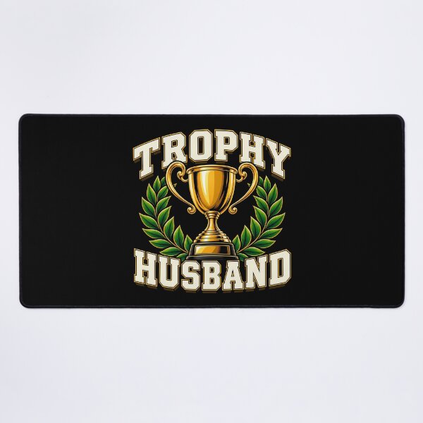 Item preview, Trophy Husband Funny Gold Cup Anniversary Wedding designed and sold by Photo-Sphere101.