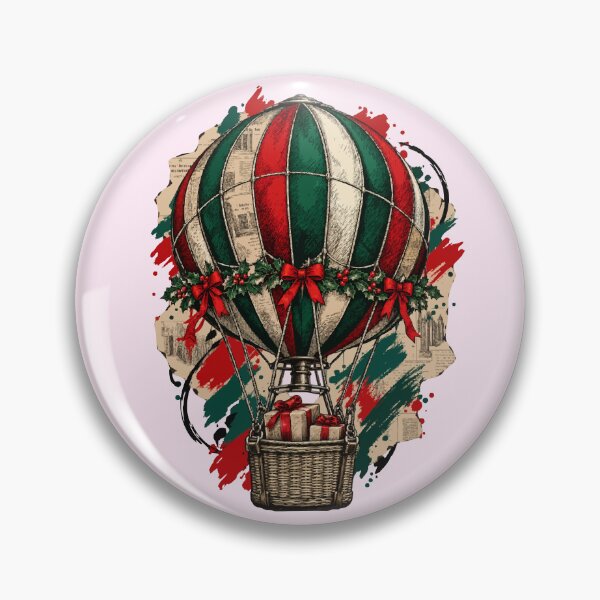 Item preview, Christmas hot air balloon designed and sold by TaruHonu.