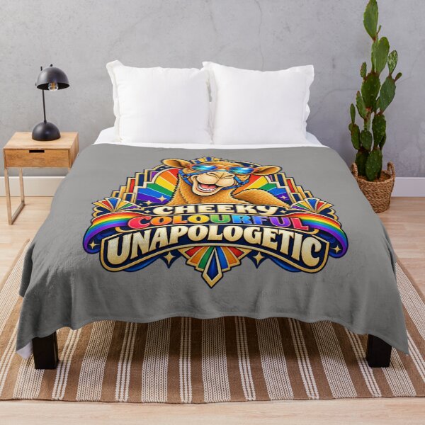 Item preview,  CHEEKY COLOURFUL UNAPOLOGETIC – Neodeco Camel Pride Camel – Funny Camel T-Shirt Animal Graphic Camel T-Shirt designed and sold by Camel & Quirk.