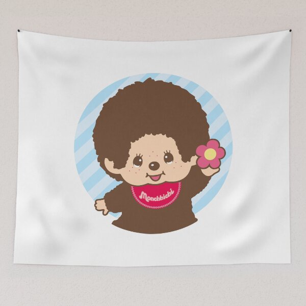 Item preview, Monchhichi cute sticker designed and sold by retrippy.