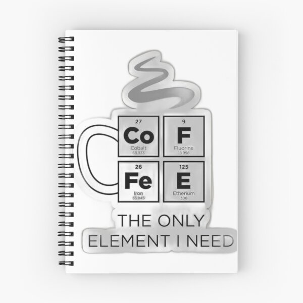 Item preview, The Only Element I Need – Funny Chemistry Coffee Design designed and sold by aloksahu123.
