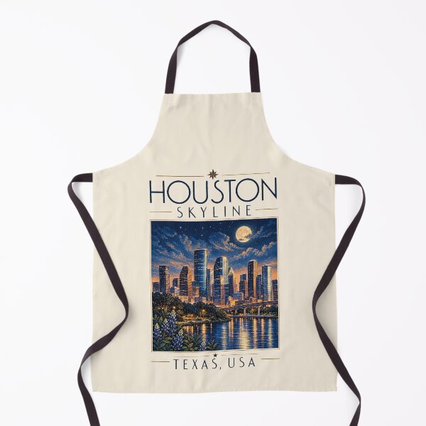 Item preview, Houston Skyline, Texas, USA [Bauhaus Typography] designed and sold by elektronen.